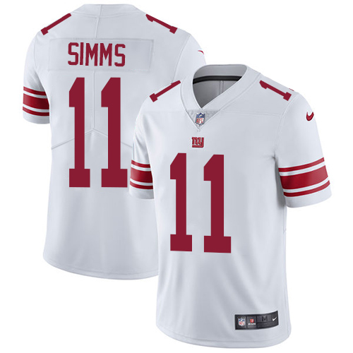 Nike Giants #11 Phil Simms White Youth Stitched NFL Vapor Untouchable Limited Jersey
